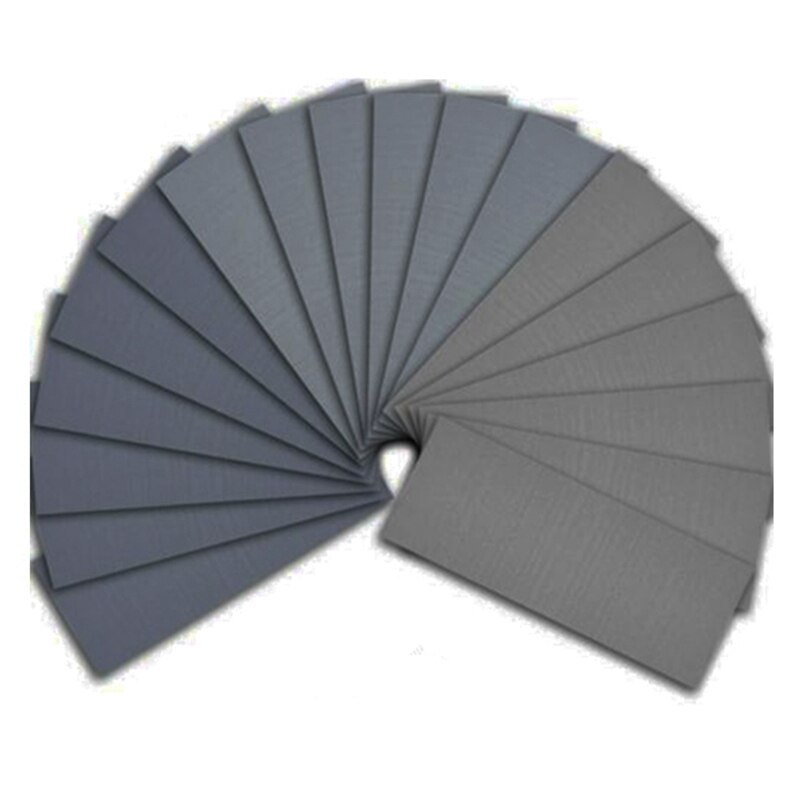 Våt torr polering sandpapper 3000 5000 7000 högkornigt vått och torrt sandpapper sortiment gips slippapper 9 x 3.6 tum för bil
