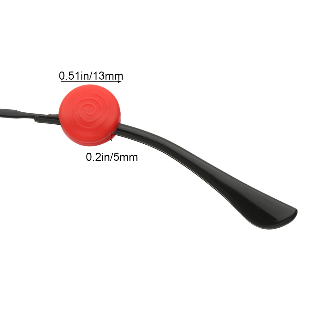 Soporte antideslizante de silicona para gafas, gancho para la oreja, deportes, topes de punta de Temple, agarre de Punta Ho, 1 par