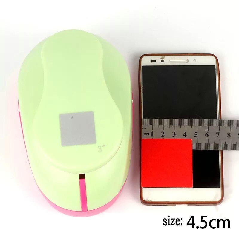 1.5cm-4.5cm square shape of craft punch paper punches scrapbooking puncher DIY handmade punchers EVA foam punch paper cutter