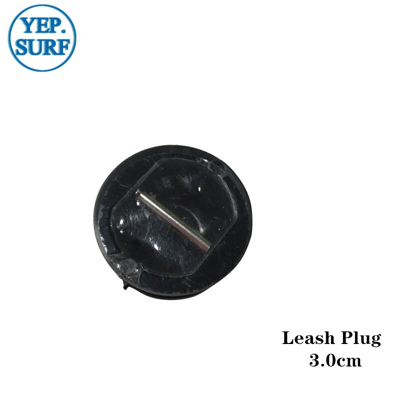 Leash Plug Black or White 2.5cm/ 3.0cm Plastic Surfboard leash Plugs 10pcs per set: Black 3.0cm