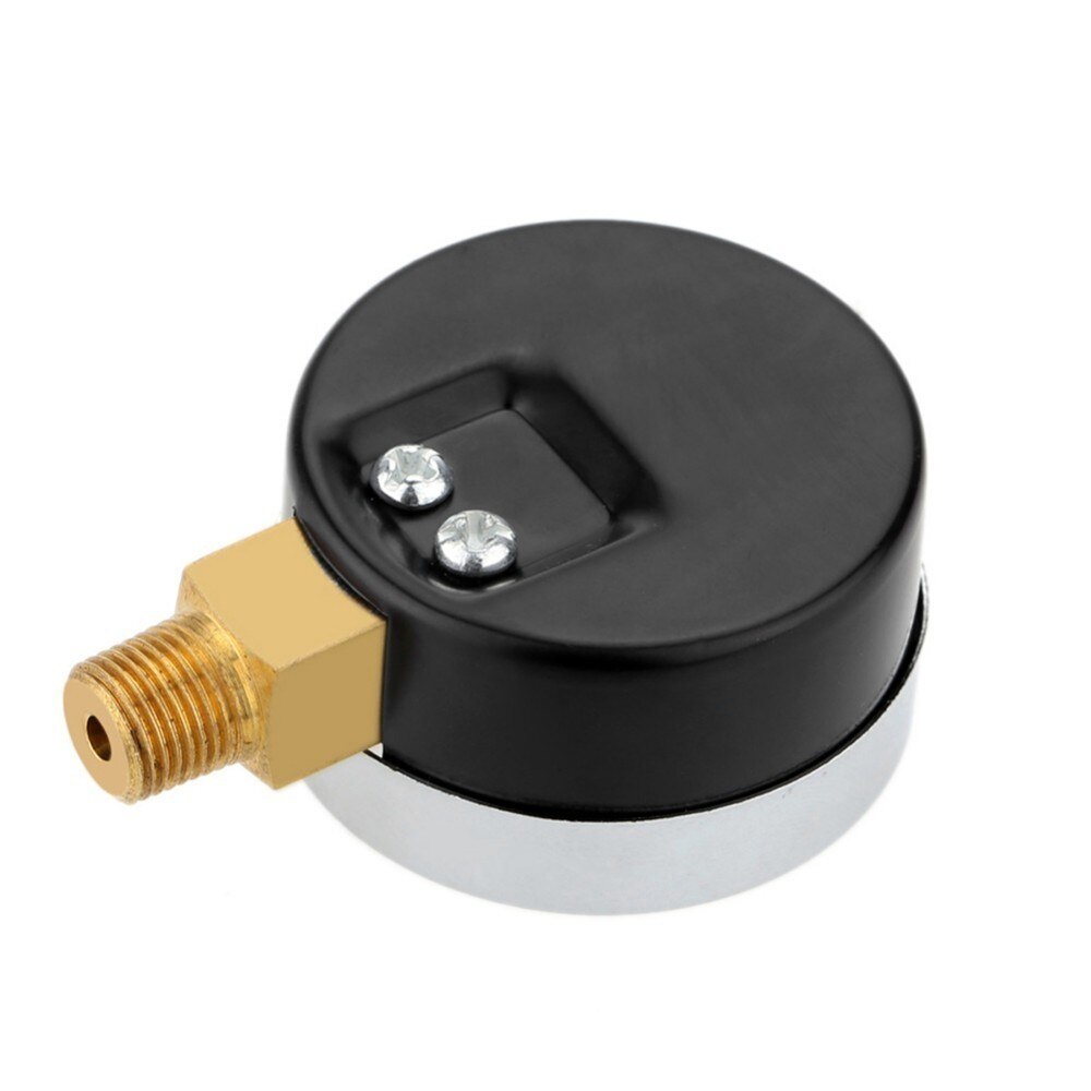 Vakuum manometer mini skive luft vakuum trykkmåler måler stabil ytelse trykkmåler dobbel skala 0-30 psi