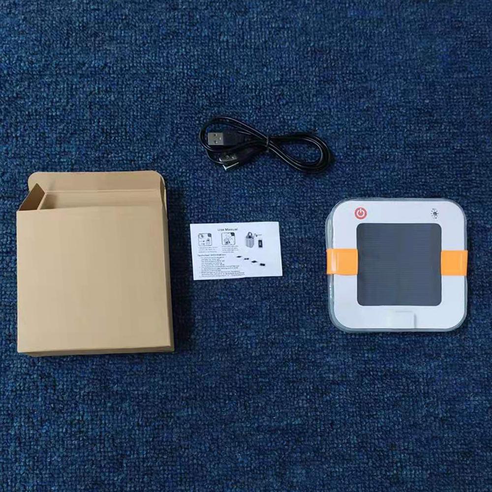 Solar Inflatable Lantern USB Solar Inflatable Light Folding Air Bag Light Camping Led Light For Camping Hurricane Emergency