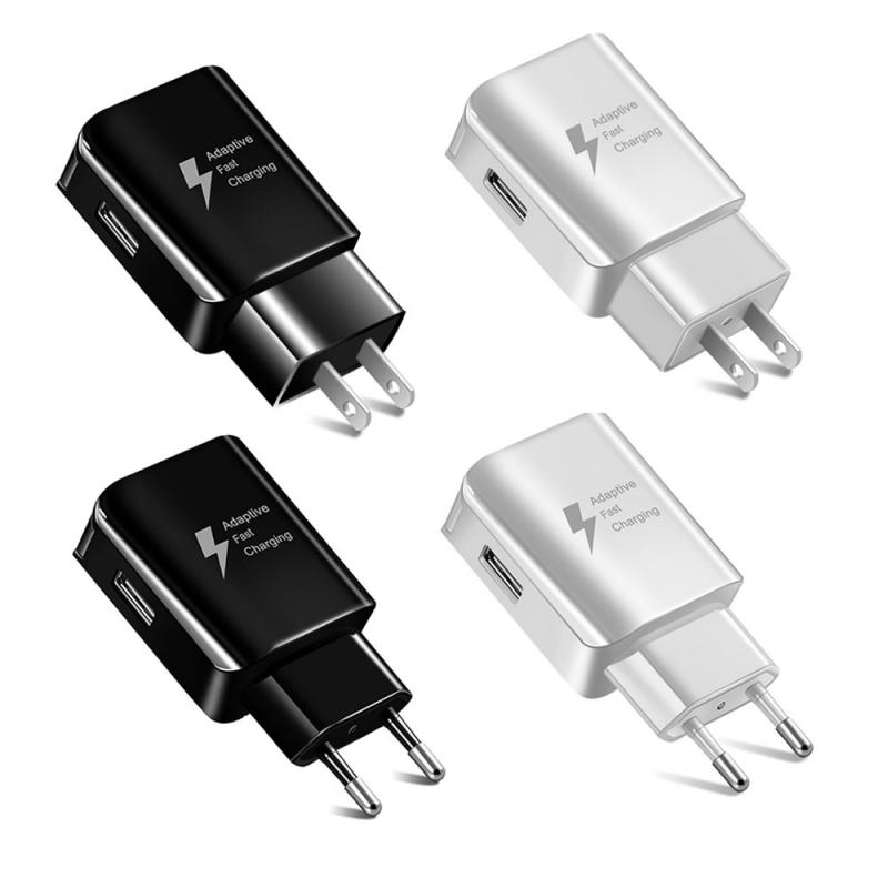 1pc carga rápida qc 2.0 parede 1 usb carregador rápido adaptador ue/eua plug smartphone carregadores de viagem para tablets de telefone mp3/mp4 player