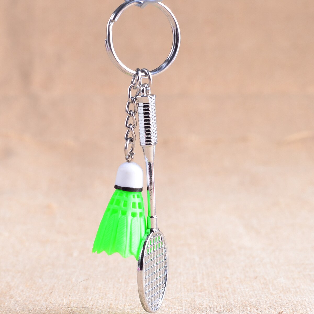 Mini Metal Badminton Racket Key Ring Souvenir Cute... – Grandado