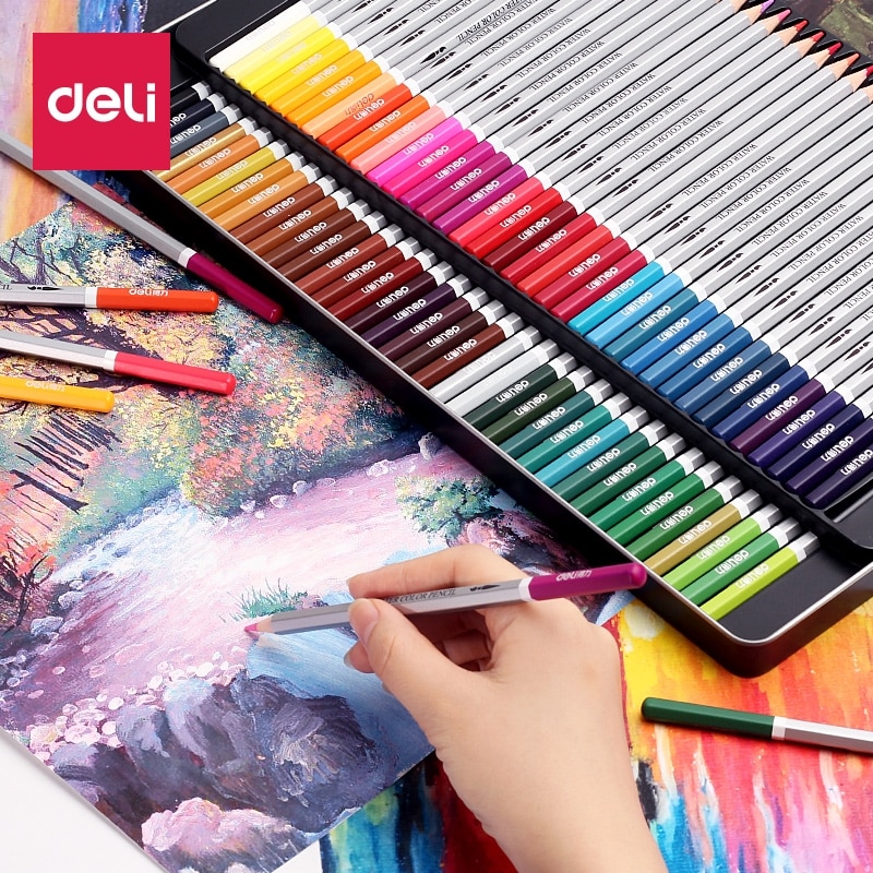 Vandfarve blyant maleri værktøj farver kunst sæt akvarel pastel kunst farver kunstner blyant kunst skole forsyninger