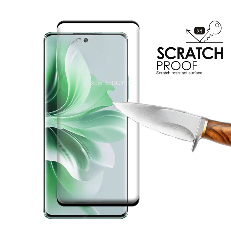 2N2 Curved Screen Protector Glass Film for OPPO Reno 11 5G Tempered Glass ON OPPO Reno 5 6 9 11 Pro Reno 10 6 5 Pro+