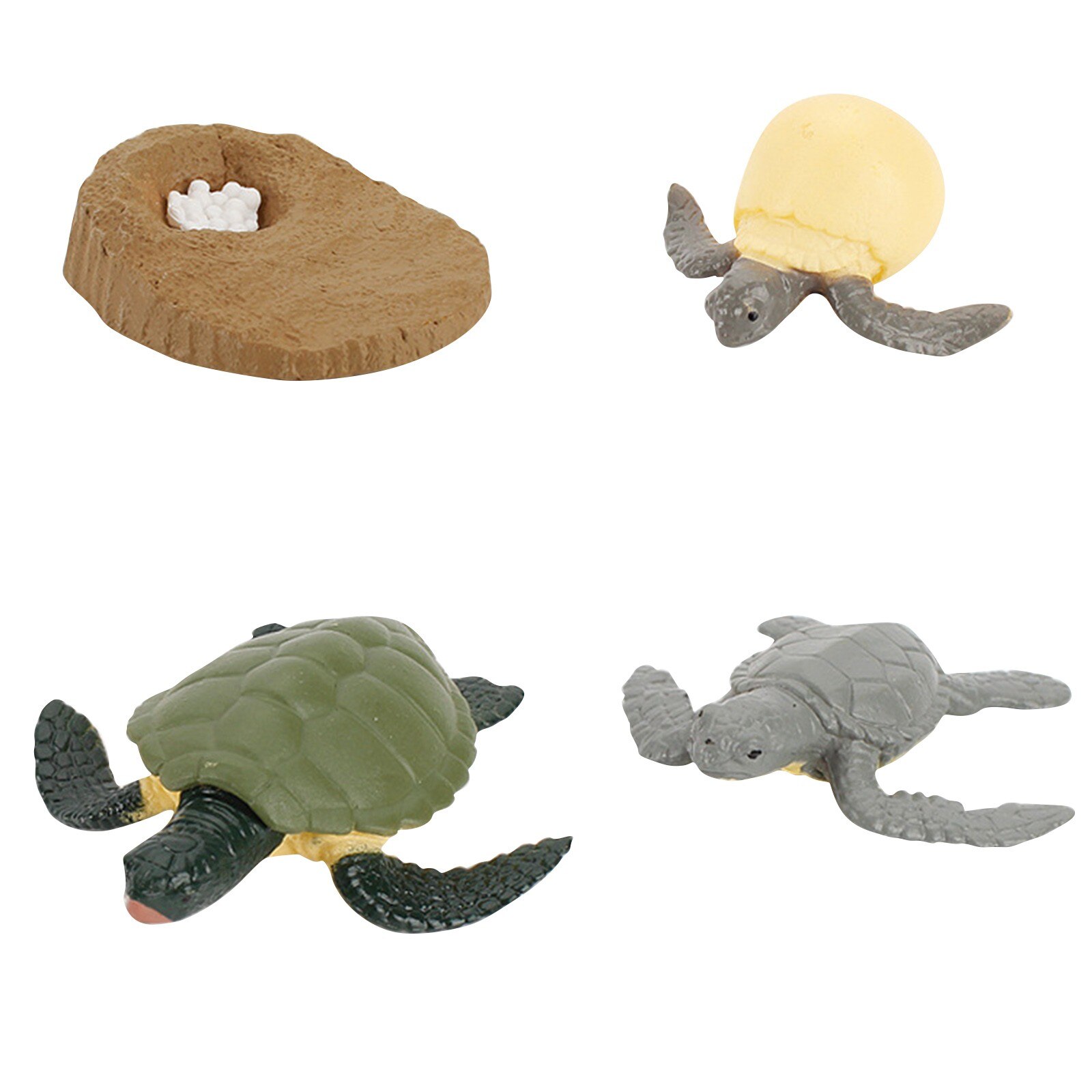 1set Animals Growth Cycle Model Set Frog Ant Butterfly Sea Turtle Simulation Model Action Figures Teaching Material For Ki