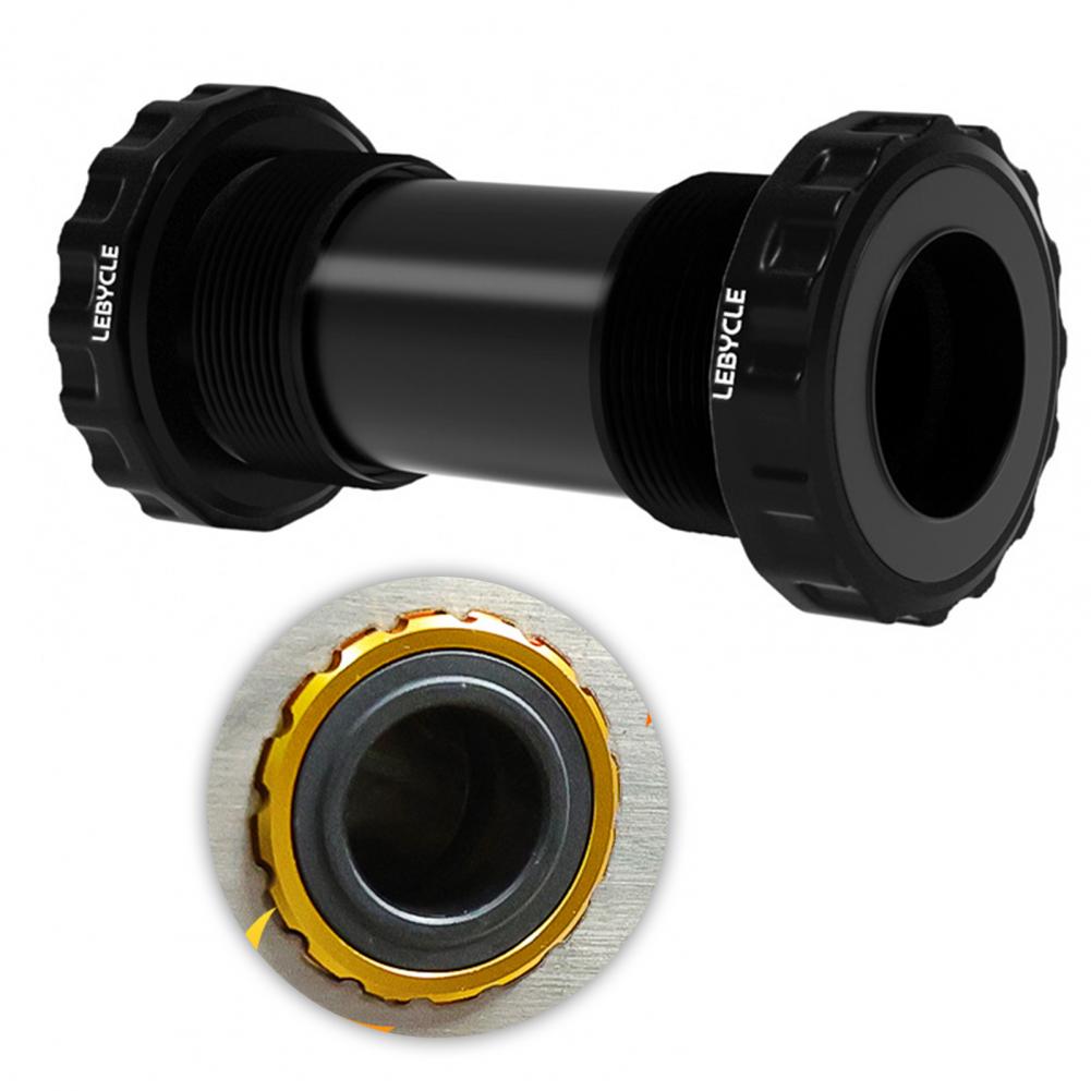 Hard Thread Bottom Bracket Accessories Bike Bottom Bracket CNC Process Dust-proof Reliable Bike Steel Bottom Bracket