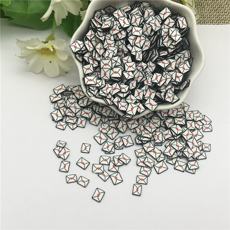 20G 5Mm Envelop Voor Hars Diy Benodigdheden Nagels Art Polymer Clear Clay Accessoires Diy Pailletten Plakboek Shakes Papier craft