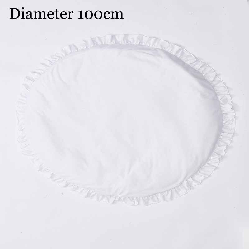 Baumwolle Tragbare Reise Baby Bett Abnehmbare Laufstall Krippe für Neugeborene Bebe Nest Schlaf Wiege 0-12Monat: 100cm Weiß