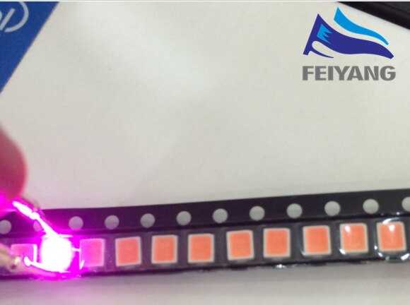 500 stks/partij 2835 Roze SMD LED 0.2W hoge heldere light emitting diode chip leds 3.5*2.8 * 0.8mm 2835 smd led diode