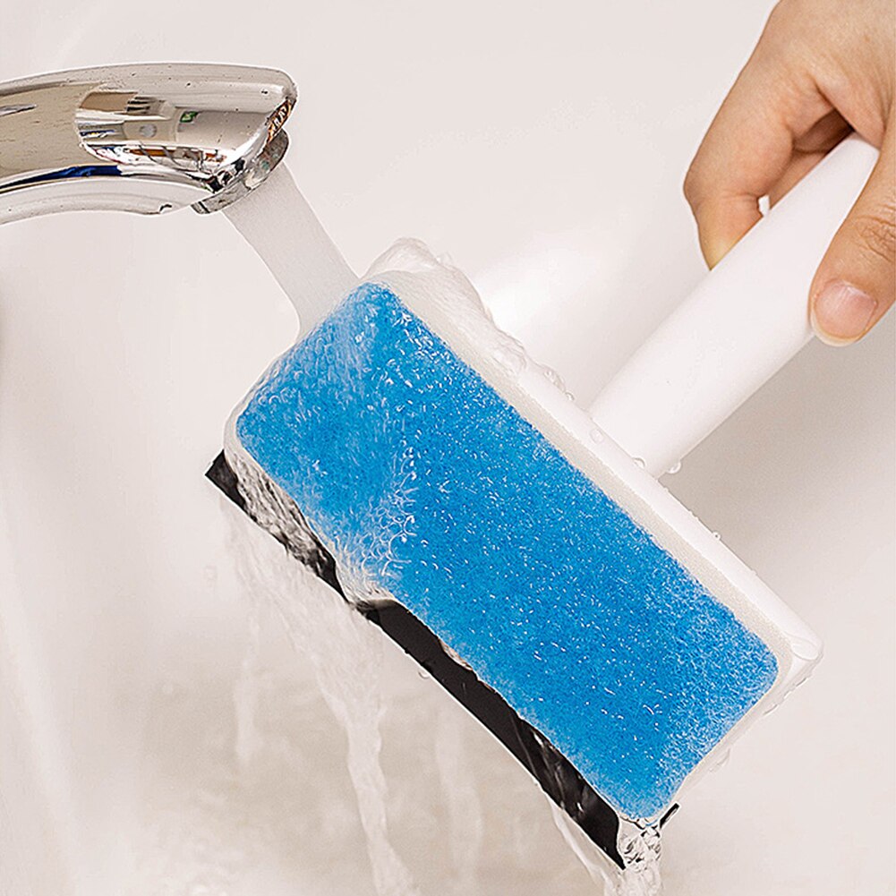 Dual-use Grout Tile Cleaner Washing Scraper Window Glass Wiper Cleaning Brush Washing Windows Home Cleaning Tool
