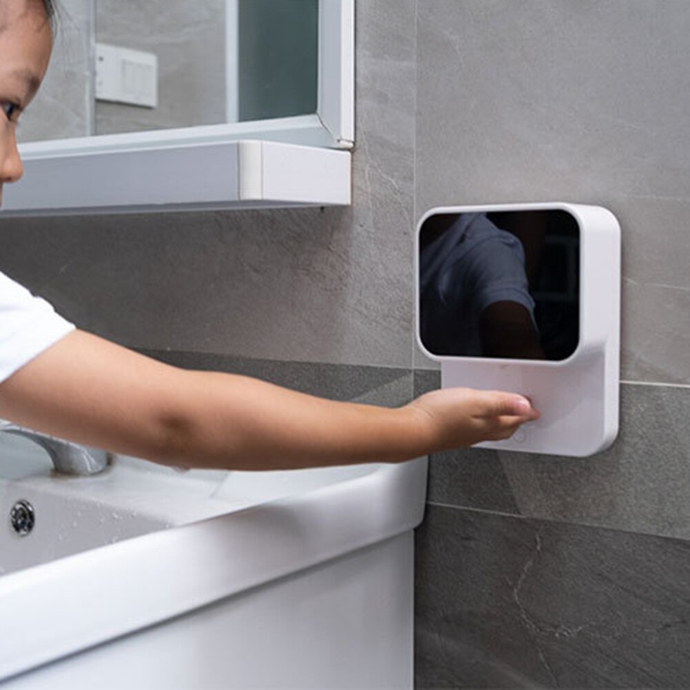 Auto IR Sensor Soap Dispenser LED Temperature Display Automatic Wall-mounted Hand Washer Wall Mounting ABS Hand Cleaning