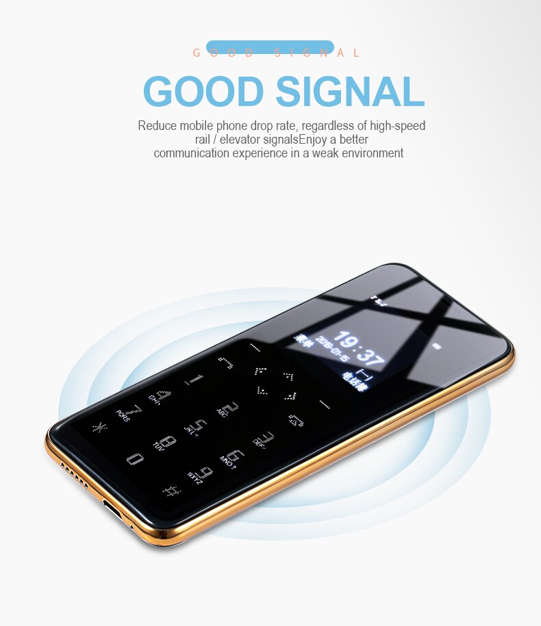Taiml i8 Bluetooth forte vibration d'appel avec lampe de poche Ultra-mince carte tactile mini téléphone portable batterie 700mAh fonction de caméra
