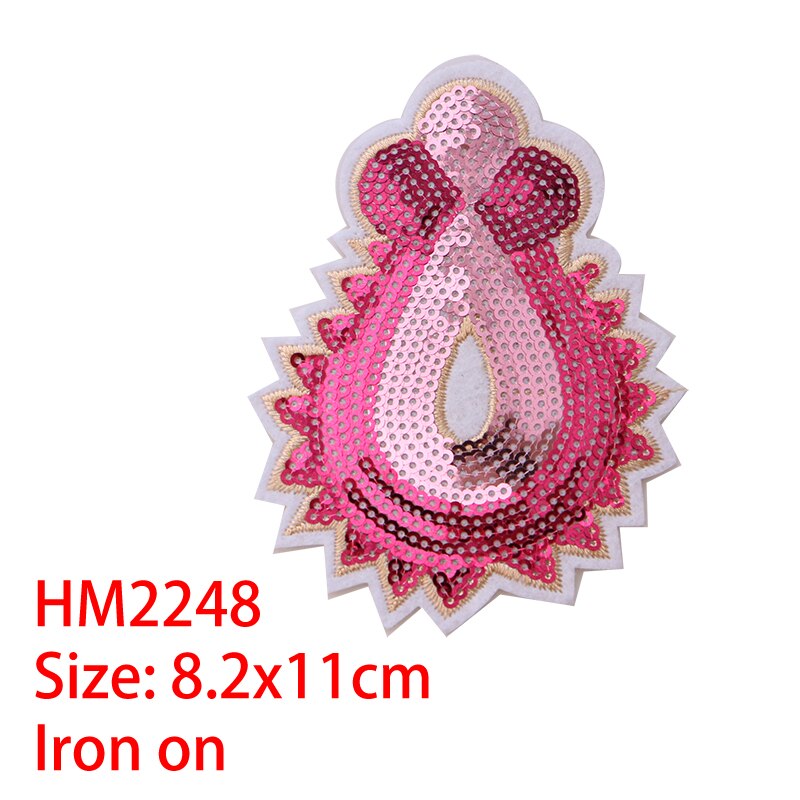 Cartoon Decoratieve Patch Hoge Hakken, Kroon, Boog, gem Icoon Geborduurde Applique Patches Voor Diy Ijzer Op Badges Op Kleding Stickers