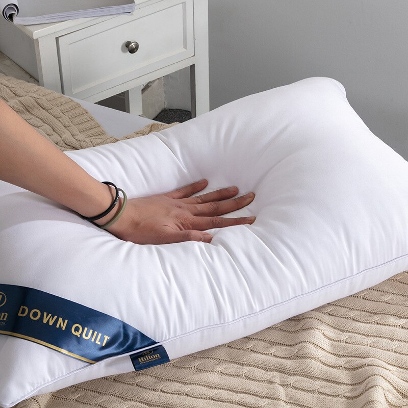 Hotel Collectie Bed Kussens Slaapkamer Beddengoed Down Mid-Hoge Kussen Kern Voor Slapen Zachte Pluizige En Ondersteunende Machine Wassen