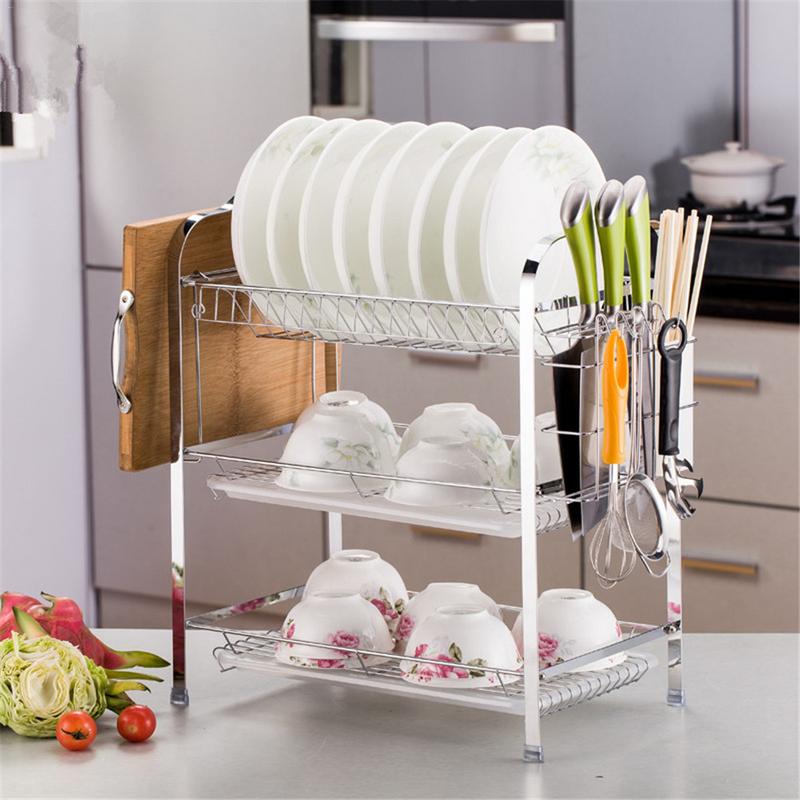 3-Tier Gap Kitchen Storage Rack Shelf Multifunctio... – Grandado