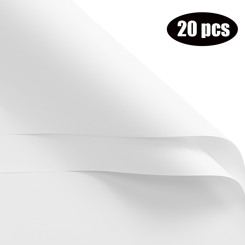 20 piezas de papel para envolver flores, ramo de papel Ouya de Color sólido, paquete Floral de estilo coreano, materiales de floristería DIY: Amarillo claro