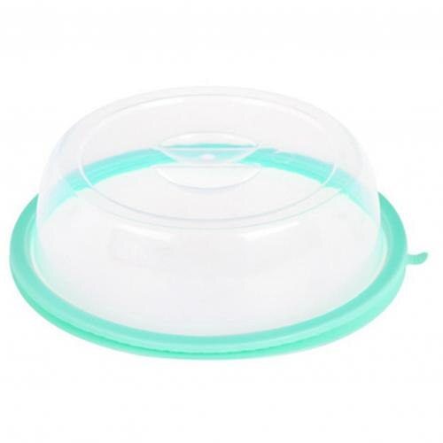 Microwave Food Cover Plate Vented Splatter Protector Clear Kitchen Lid Vent C Safe Vent Kitchen Foods Dust cover splash cover: Green