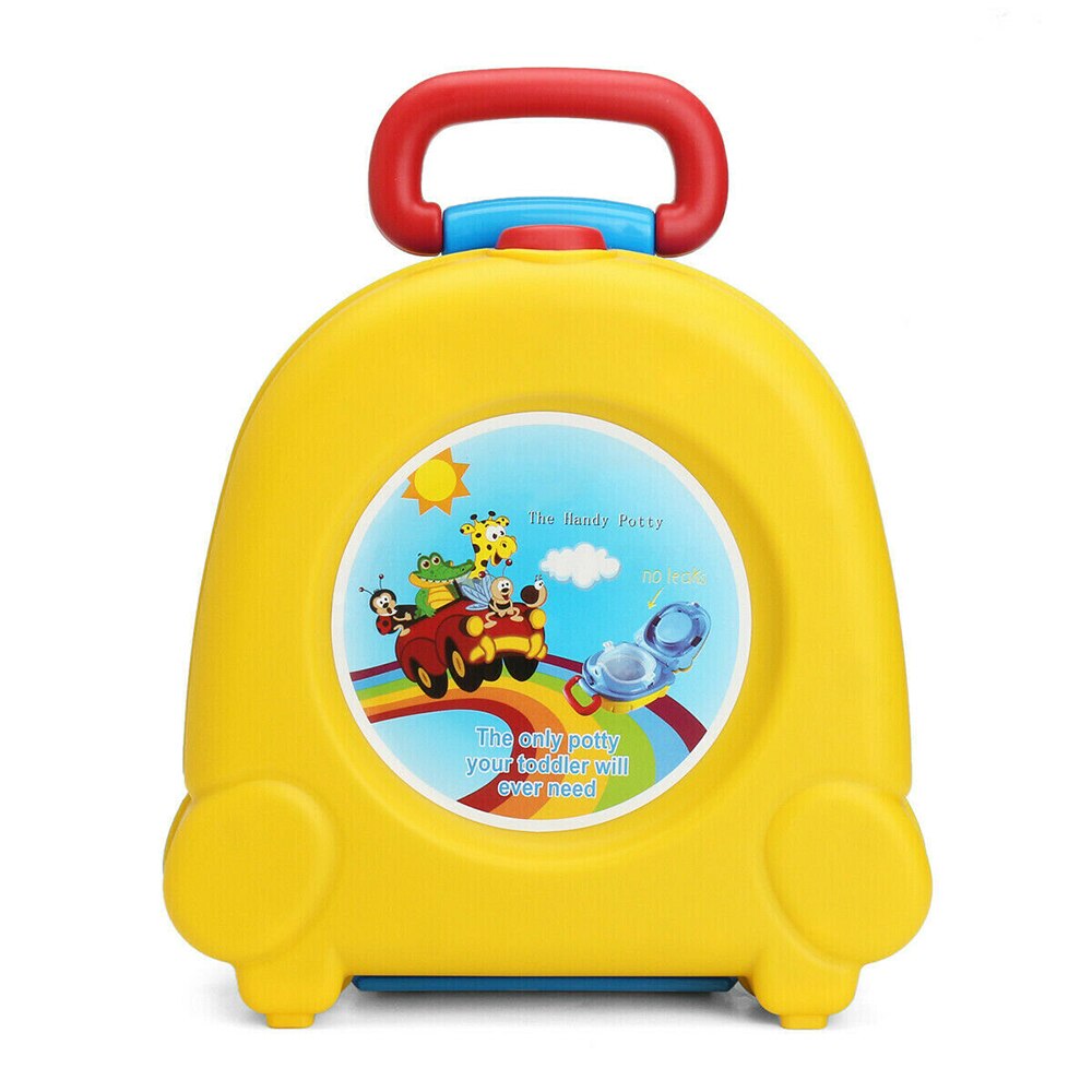 Baby Wc Draagbare Baby Potje Multifunctionele Potje Kind Pot Training Jongen Meisjes Kids Toiletbril Kinderen Pot Gezondheid Veiligheid: Geel