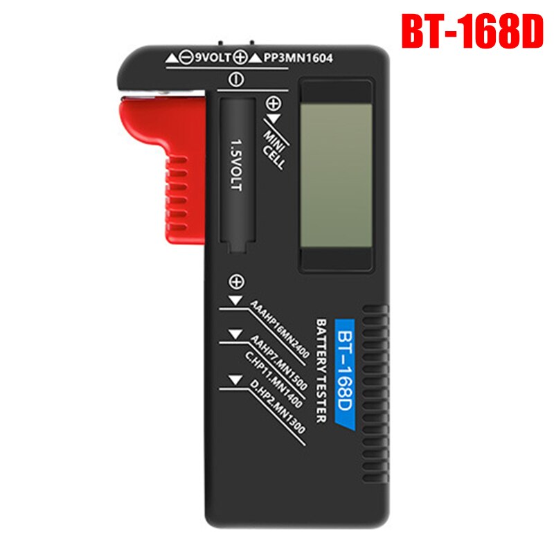 BT-168 Digital Battery Capacity Tester Universal BT168 Battery Tester AA/AAA//9V/1.5V Battery Testing Tool тестер аккумулятора: BT-168D