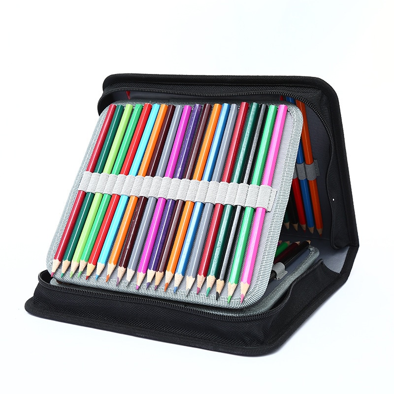 Schule Bleistift fallen 120/168/216 Löcher Pencilcase Beruf Stift Kasten Straf für Kind Bunte Kunst Tasche Große Lagerung Beutel Strafen