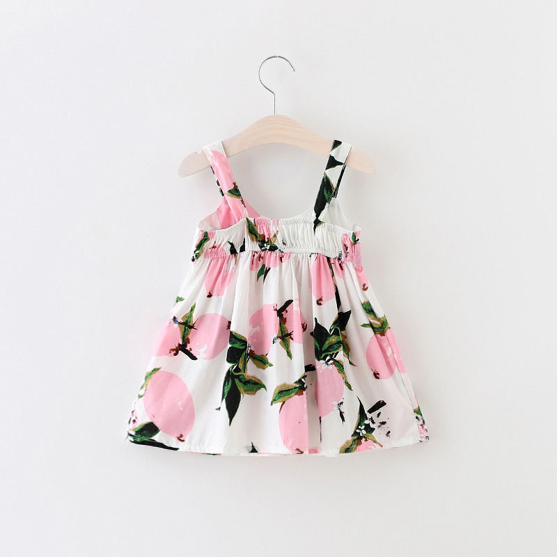Citgeett-vestido Floral sin mangas para niñas pequeñas, ropa de verano con lazo de limón, dulce, de , 0-3 años
