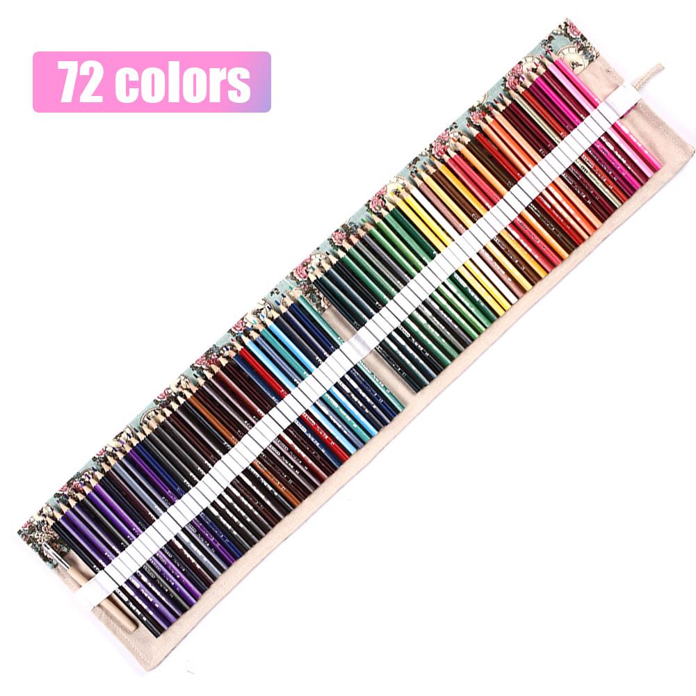 Painting Tool Set Canvas Drawing 72 Colors Portable Graffiti Sketch Pencil Sketch Pencil Set Student Art Supplies: 72 colors