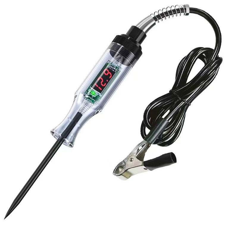 Auto Vrachtwagen Voltage Circuit Tester 6V 12V 24V Auto Diagnostische Sonde Test Pen Gloeilamp Elektrische Meten pen Reparatie Tools: Black