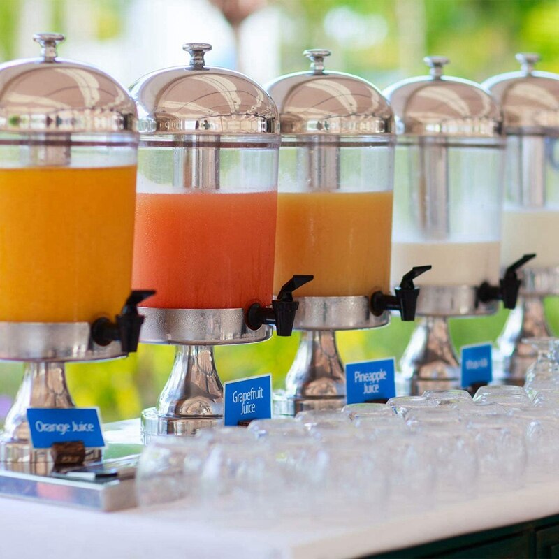 8 ensembles Remplacement Refroidisseur Robinet Bouteille D'eau Cruche, Distributeur de Robinet Robinet D'eau de Bec de Boisson Levier Verser Valve de Distributeur