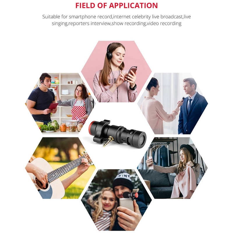 microphone for mobile YELANGU Mobile Phone In-Line Microphone MIC06 Mobile Phone Photography Recording Recording