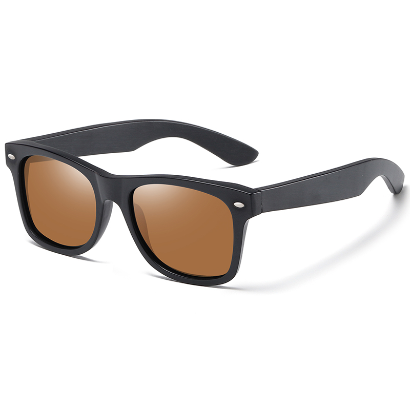 GM Sonnenbrille aus natürlichem Bambus und Holz, VIP-Handbuch, polarisierte Brille, Luxusmarke, , abbaubare Brille, Geschenkbox: Freier Raum