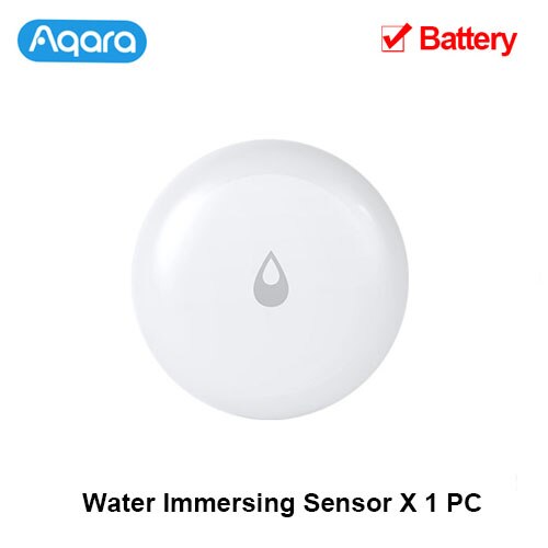 Aqara IP67 Waterdichte Waterlekkage Sensor Zigbee Smart Home Water Detecteren Flood Sensor Remote Alarm Mihome Homekit App Controle: 1pc water sensor