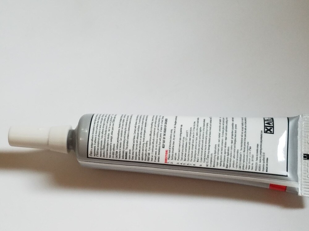 Colle à aiguilles E6000 15ml | 100% authentique, résine époxy JRE600, verre adhésif en plastique