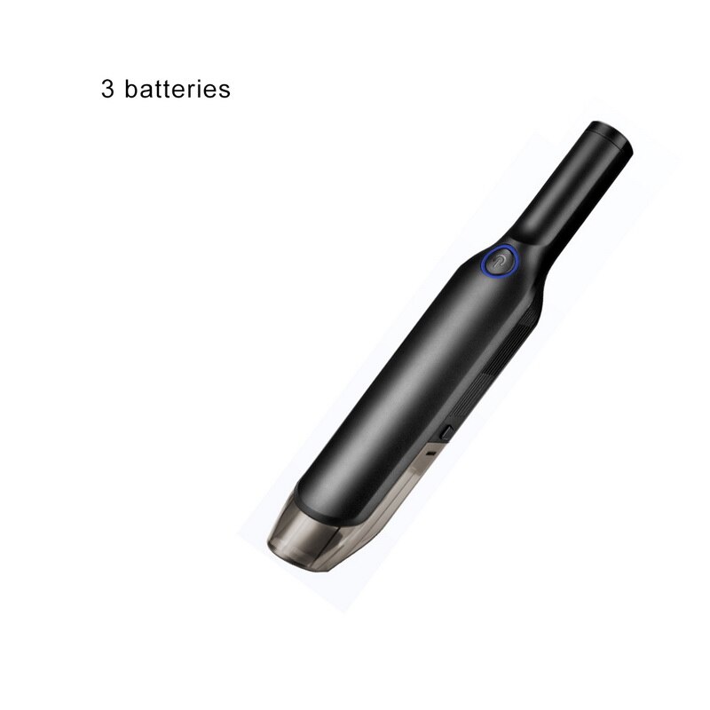Universal Car vacuum cleaner wireless charging home car dual-use Portable Wireless Handheld Mini Auto Vacuum for Car: WirelessX 3 battery