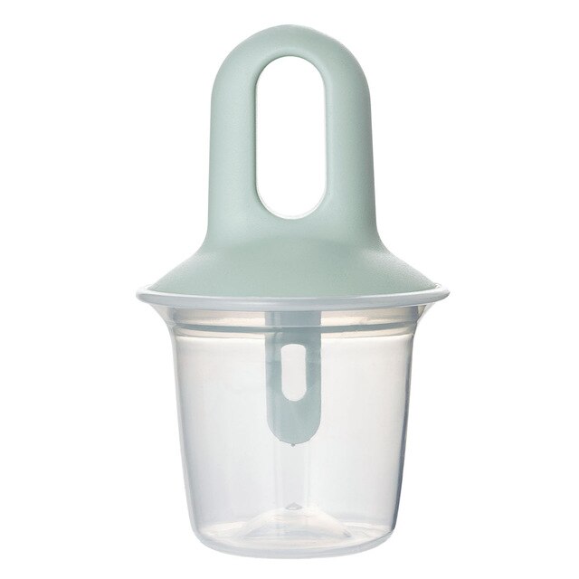 Molde redondo para hacer helados, palito de cubitos de hielo, bandeja de hielo casera, funda duradera, herramienta para postres: Azul