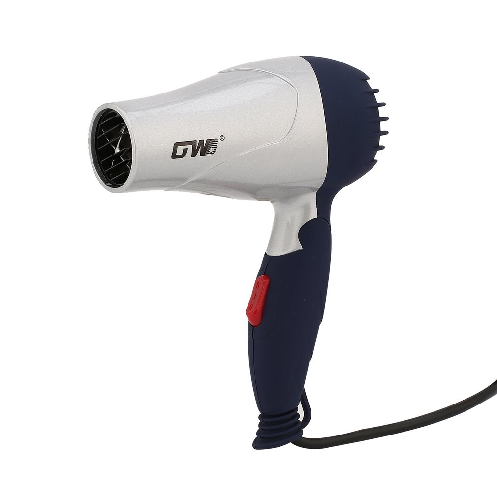Mini Portable Foldable Handle Compact 1500W Hair Dryer Blow Dryer Wind Low Noise Long Life for Outdoor Travel 1200-1599W AC