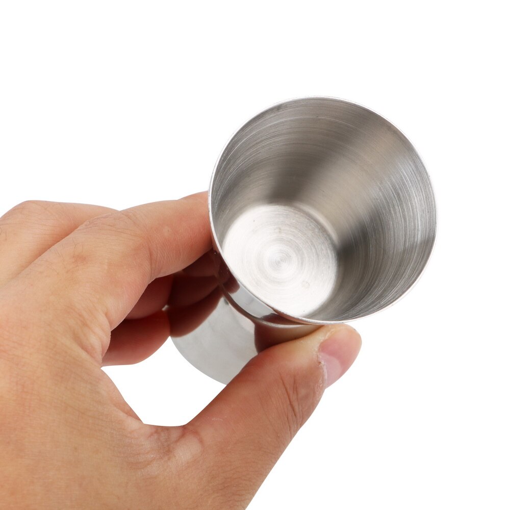 Cocktail Shaker Jigger 25/50ML Short Drink Measurement Cup Cocktail Measure Cup For Home Bar Party Stainless Steel