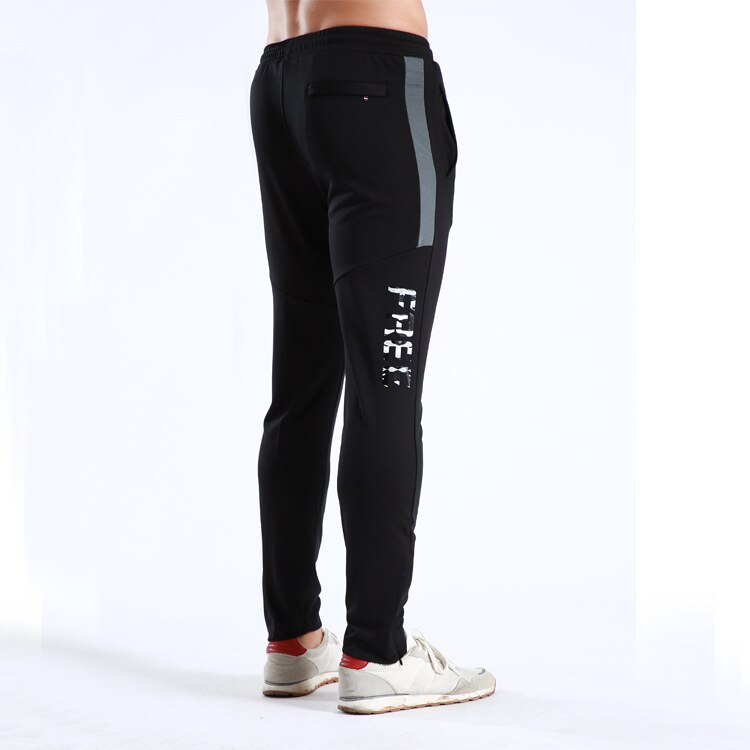 Sportsbukser menn sportsklær joggebukser rett hip hop fitness bukser løpefotball sport bukser treningsbukser: Lxy 7058 grå side / Xxxl