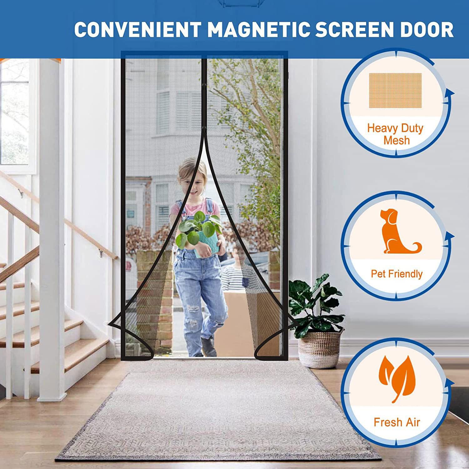 Anti Mosquito Fly Curtains Net Anti Bug Door For Bedroom Kitchen Magnetic Gauze Door Curtain No Punching Required Lace Curtains