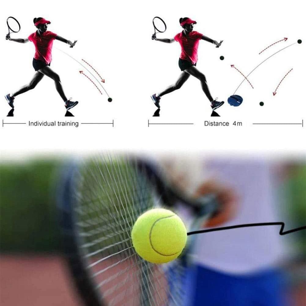 Bola de tenis de goma reforzada , amortiguador de alta elasticidad para entrenamiento de escuela y Club, pelota de entrenamiento duradera W6Y7