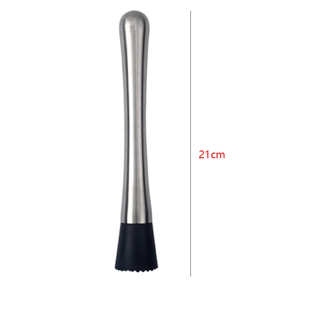 Mint muddler rostfritt stål swizzle stick is kross bar trasig is-pinne citron hammarklubb tillbehör: Nr .4