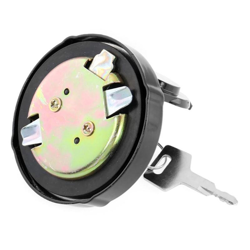 Excavator Fuel Tank Cap with 2 Keys for Takeuchi Excavator Track Loader Excavator Accessories 15521-00500