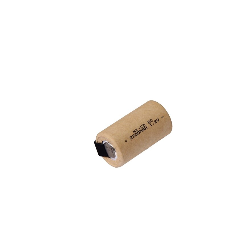 Baterias recarregáveis gtf 1.2v, 2200mah, sc, NI-CD para chaves de fenda elétrica, brocas elétricas, bateria sub c