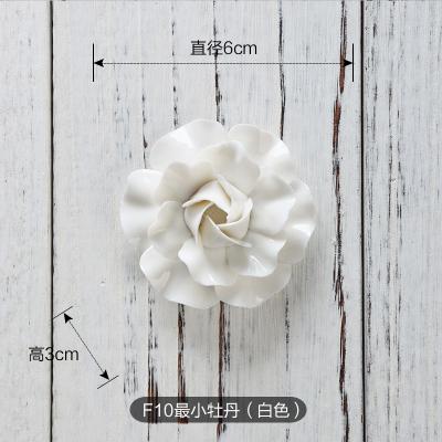 Handmade Three Dimensional Ceramic Flower Wall Decoration Plate Garden Home Decoration: 10