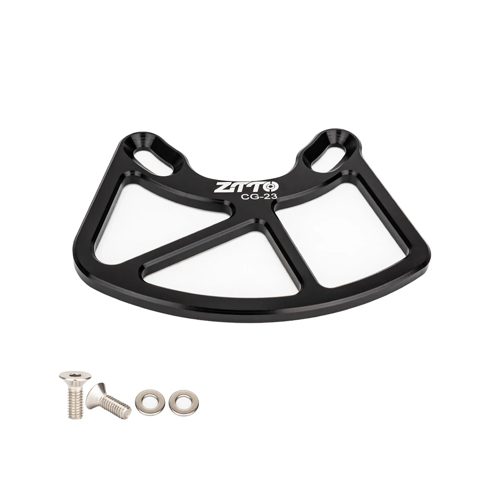 ZTTO MTB Bike ISCG05 Metal Chainring Guard Bicycle Crank Chain Ring Protector Crankset Bash Plate XC AM Single Ring Impact: WHITE