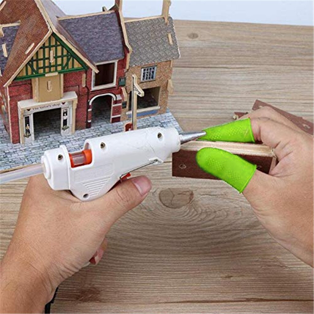 Glue Prevent scalding Finger Caps 12pcs Silicone Finger Protectors In 3 Sizes Finger Protectors Kitchen Knives Accessories