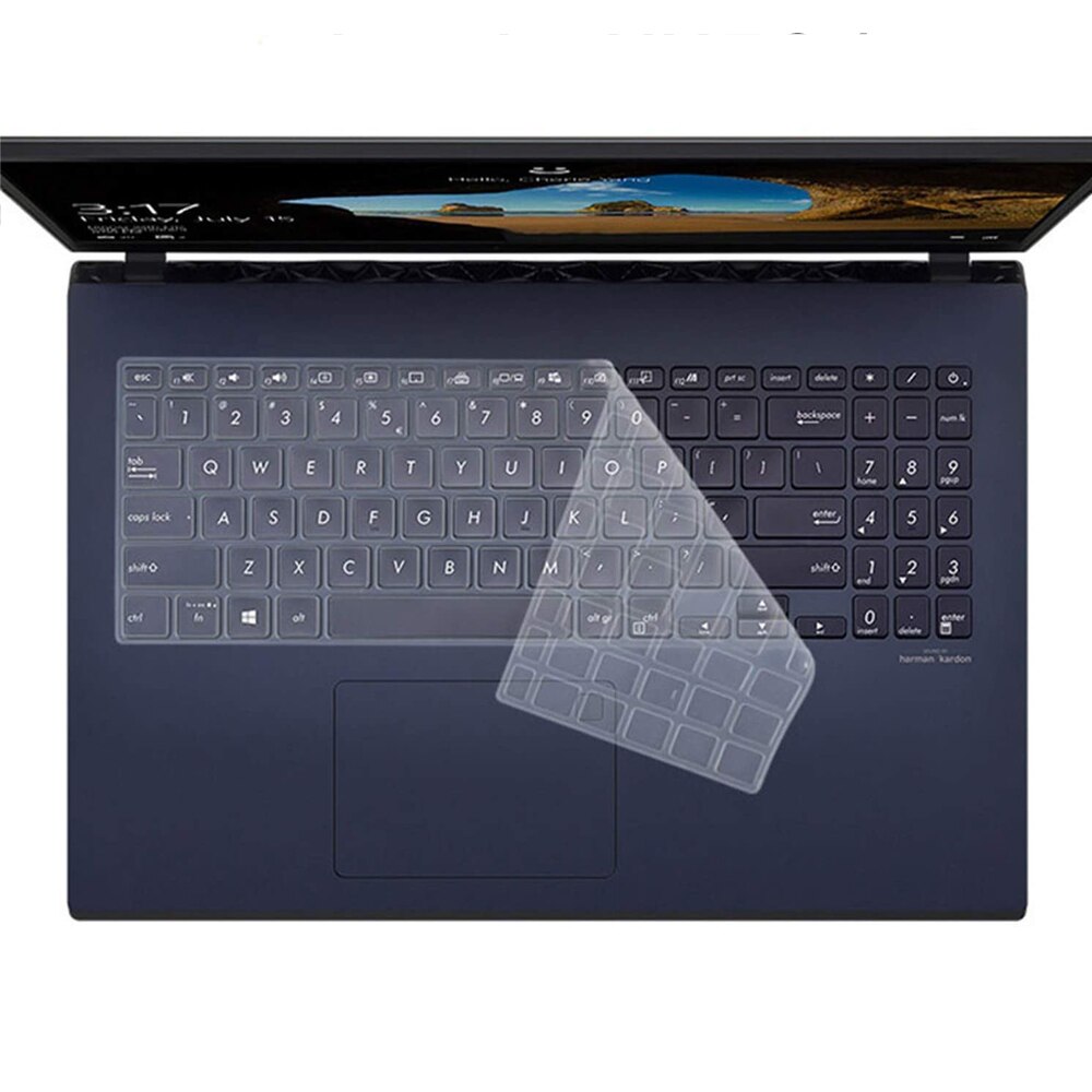 Tastaturovertræk beskytter til asus zenbook 15 ux534 ftc  ux534ft f fa  ux534 ux 534 ux533 15.6 tommer klar silikone fleksibel blød: Ux534ft