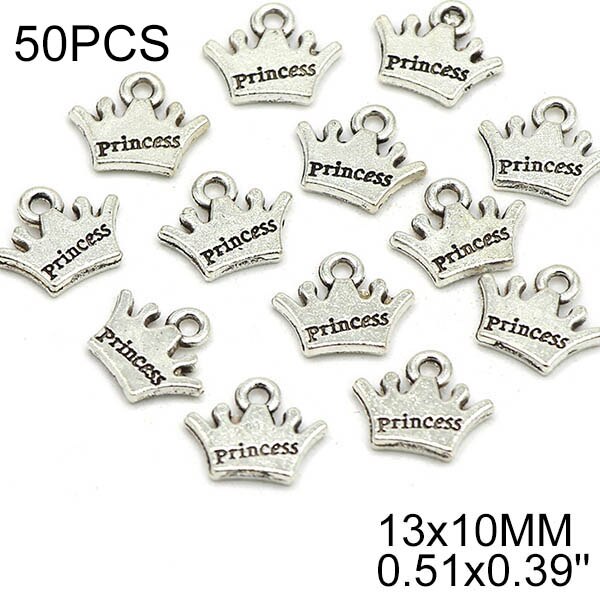 50pcs Crown Handmade Labels Bronze Silver Metal Ha... – Grandado