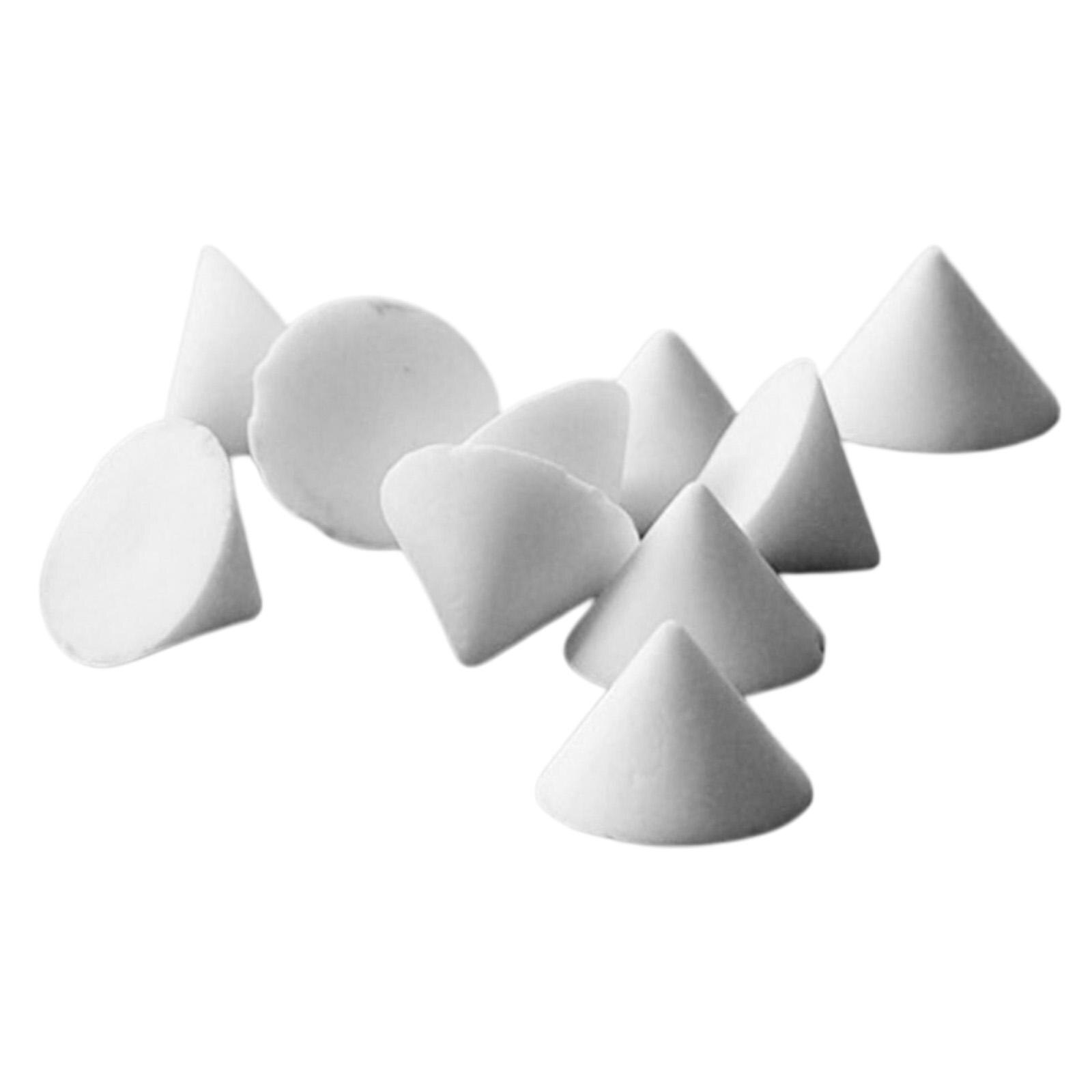 Clavos de cerámica refractarios, herramientas de cerámica para horno, Material resistente a altas temperaturas, 10 unids/set por juego